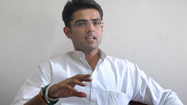 Rajasthan Congress unit president Sachin Pilot said the idea behind crowdfunding assembly elections campaign is not just raising funds but to establish connect with people as well.(HT File Photo)