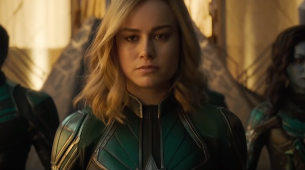 Oscar winner Brie Larson as Captain Marvel.