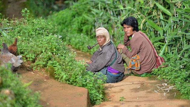 In Khasi society, property and land are passed down from mother to daughter, while a husband moves in with his wife and takes her name. But according to anthropologist Tiplut Nongbri, a professor at Jamia Millia Islamia university in Delhi, it is something of a “disguised patriarchy”. Women “don’t have decision-making powers and the rules are very clearly demarcated between male and female,” she said. (Biju Boro / AFP) In Khasi society, property and land are passed down from mother to daughter, while a husband moves in with his wife and takes her name. But according to anthropologist Tiplut Nongbri, a professor at Jamia Millia Islamia university in Delhi, it is something of a “disguised patriarchy”. Women “don’t have decision-making powers and the rules are very clearly demarcated between male and female,” she said. (Biju Boro / AFP)