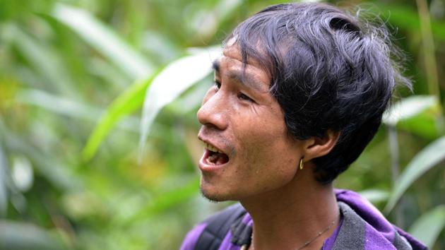 To call out to each other while in the forest, villagers use a tune lasting around 30 seconds of each other’s musical “name”, inspired by the sounds of nature. “We are living in far-flung villages, surrounded by the dense forest and the hills. So we are in touch with nature, we are in touch with all the gracious living things that God has created,” said Rothell Khongsit, a community leader. (Biju Boro / AFP) To call out to each other while in the forest, villagers use a tune lasting around 30 seconds of each other’s musical “name”, inspired by the sounds of nature. “We are living in far-flung villages, surrounded by the dense forest and the hills. So we are in touch with nature, we are in touch with all the gracious living things that God has created,” said Rothell Khongsit, a community leader. (Biju Boro / AFP)