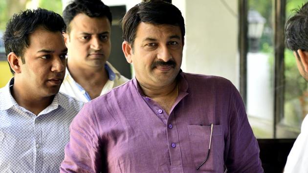 Delhi BJP chief Manoj Tiwari at his residence at New Delhi’s North Avenue, on September 18, 2018. (Amal KS/HT Photo) Delhi BJP chief Manoj Tiwari at his residence at New Delhi’s North Avenue, on September 18, 2018. (Amal KS/HT Photo)