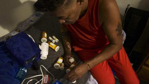 Salgado’s doctor, Jose Figueroa, worries about the effects of such exhausting travel. He likens it to insisting that someone walk home after running a marathon. “Eventually those patients, who already are fragile, will keep worsening,” he said. A year of this, he said, was “unacceptable.” (Carlos Giusti / AP) 