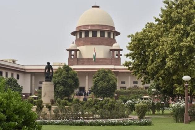 A view of the Supreme Court in New Delhi.(Sonu Mehta/HT File Photo)
