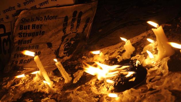 A local court in Hisar on Wednesday awarded 20-year imprisonment to a youth who abducted, raped and brutally murdered a six-year-old girl in Uklana town of the district on December 8 last year. The court of additional district and sessions judge DR Chalia also imposed ₹80,000 fine on the accused, who was minor when he committed the crime, but is an adult now. (Saarthak Aurora / HT Archive) 