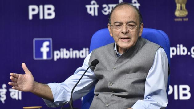 Union finance minister Arun Jaitley said Congress chief Rahul Gandhi’s strategy was to concoct a lie and repeat it as many times. (HT Photo) Union finance minister Arun Jaitley said Congress chief Rahul Gandhi’s strategy was to concoct a lie and repeat it as many times. (HT Photo)