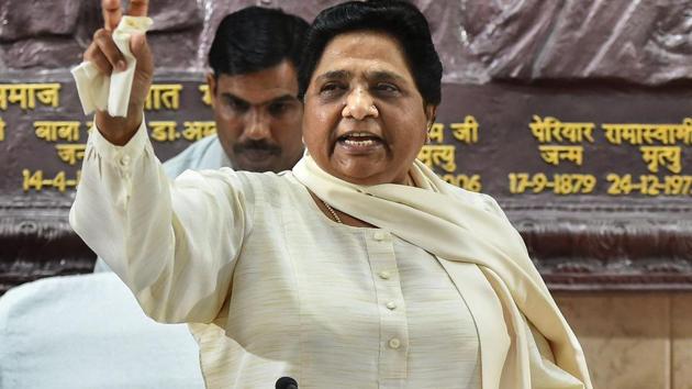 BSP chief Mayawati accused the RSS and BJP of being anti-Dalit and anti-Muslim.(PTI) BSP chief Mayawati accused the RSS and BJP of being anti-Dalit and anti-Muslim.(PTI)