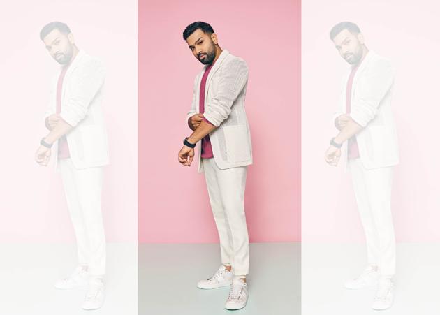 Rohit Sharma says he wants to get rid of his habit of forgetting. Styling: Tanya Vohra ; Hair: Team Hakim’s Aalim; make-up: Mona Anand/BBLUNT; suit, Ermenegildo Zegna; jumper, Massimo Dutti, shoes, Jimmy Choo; watch, Hublot