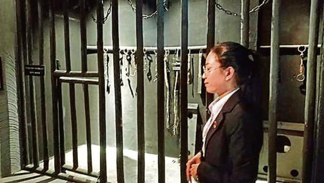 A ‘model torture chamber’ in Kesong. (HT Photo) A ‘model torture chamber’ in Kesong. (HT Photo)