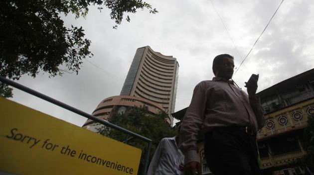 The BSE Sensex recovered nearly 900 points after plummeting over 1,100 points within a matter of minutes in afternoon session on major sell-off in finance stocks, despite firm global cues and rupee recovery. The 30-share index had plunged 1127.58 points, or 3.03 %, to hit an intra-day low of 35,993.64. It, however recovered nearly 900 points within minutes of the fall. (HT Archive) The BSE Sensex recovered nearly 900 points after plummeting over 1,100 points within a matter of minutes in afternoon session on major sell-off in finance stocks, despite firm global cues and rupee recovery. The 30-share index had plunged 1127.58 points, or 3.03 %, to hit an intra-day low of 35,993.64. It, however recovered nearly 900 points within minutes of the fall. (HT Archive)