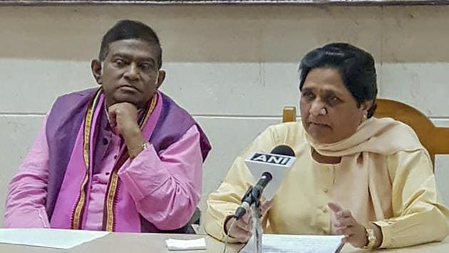 BSP supremo Mayawati and Janata Congress (Chhatisgarh) President Ajit Jogi announced their alliance for assembly polls in Chhatisgarh on Thursday, Sept 20, 2018. The BSP was in talks with the Congress in Chhattisgarh and Madhya Pradesh.(PTI)