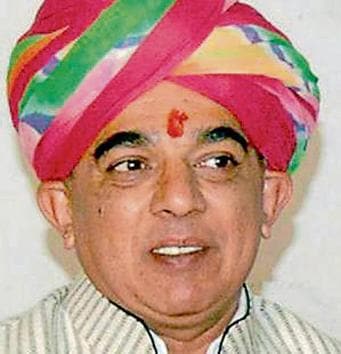 Manvendra Singh, son of former Union minister Jaswant Singh, had announced the ‘Swabhimaan Sammelan’ after chief minister Vasundhara Raje excluded his Sheo assembly constituency from her Gaurav Yatra itinerary.(HT PHOTO)