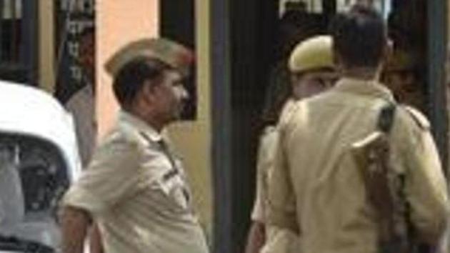 Police personnel at a crime scene. (HT Photo/Representative Image) Police personnel at a crime scene. (HT Photo/Representative Image)