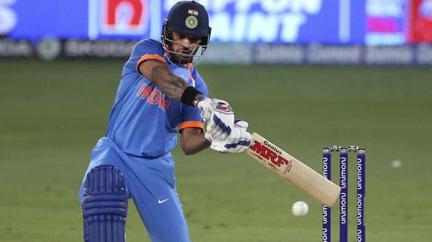 India's Shikhar Dhawan provided India with a brilliant start to the run chase. (AP)
