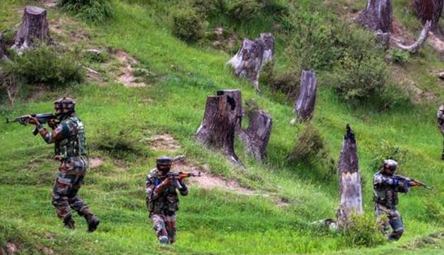 A militant was killed in a gunfight with security forces in Jammu and Kashmir’s Pulwama district on Sunday, police said. (PTI File Photo) A militant was killed in a gunfight with security forces in Jammu and Kashmir’s Pulwama district on Sunday, police said. (PTI File Photo)