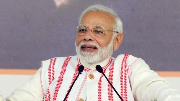 Prime Minister Narendra Modi addresses the gathering as he launches Ayushman Bharat-National Health Protection Schemein Ranchi. Prime Minister Narendra Modi on Monday will inaugurate Pakyong airport, about 30km from state capital Gangtok. (Parwaz Khan/ Hindustan Times) Prime Minister Narendra Modi addresses the gathering as he launches Ayushman Bharat-National Health Protection Schemein Ranchi. Prime Minister Narendra Modi on Monday will inaugurate Pakyong airport, about 30km from state capital Gangtok. (Parwaz Khan/ Hindustan Times)
