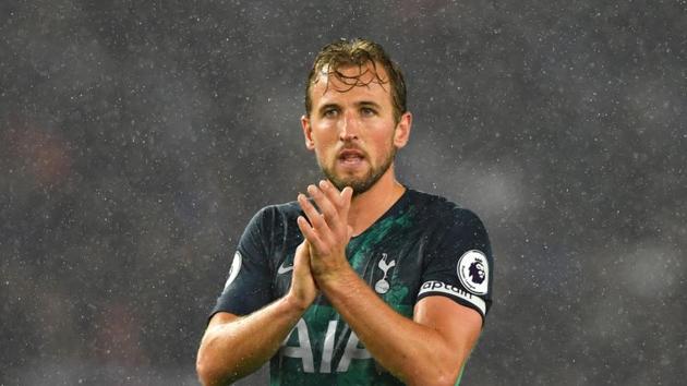 Tottenham's Harry Kane applauds fans after the match. (REUTERS) Tottenham's Harry Kane applauds fans after the match. (REUTERS)