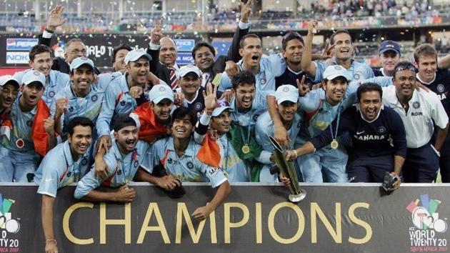 India won the 2007 World T20 title by defeating Pakistan in the final.(Twitter)