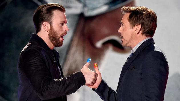 Chris Evans and Robert Downey Jr are two of the most adored Hollywood actors right now.