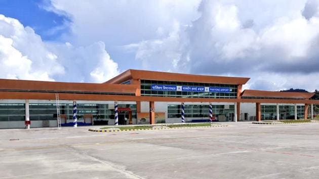 Prime Minister Narendra Modi will inaugurate Sikkim’s first airport on Monday.(Picture courtesy: PMO/Twitter)