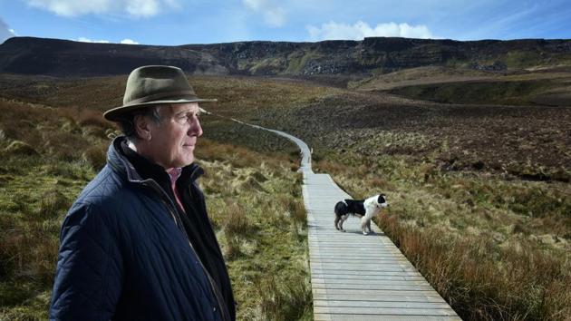 Farmer and landowner John Sheridan stands beside the Cuilcagh mountain boardwalk in Florencecourt, which allows thousands of tourists to walk across the border as it meanders between County Fermanagh in Northern Ireland and County Cavan in the Republic of Ireland. A member of the Border Communities Against Brexit group, Sheridan predicts the UK will become a third-world country after Brexit. (Charles McQuillan / Getty Images) Farmer and landowner John Sheridan stands beside the Cuilcagh mountain boardwalk in Florencecourt, which allows thousands of tourists to walk across the border as it meanders between County Fermanagh in Northern Ireland and County Cavan in the Republic of Ireland. A member of the Border Communities Against Brexit group, Sheridan predicts the UK will become a third-world country after Brexit. (Charles McQuillan / Getty Images)