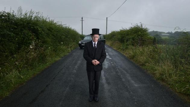 Undertaker Johnny McKeegan crosses the border several times a week attending to the recently deceased from both sides of the frontier. He said “There’s no reason in the world that they can’t come to some common sense agreement. Can you imagine waiting in a queue at the border with family sitting in cars behind you? It’s undignified! You just can’t close the border off with a brick wall and red tape.” (Charles McQuillan / Getty Images) Undertaker Johnny McKeegan crosses the border several times a week attending to the recently deceased from both sides of the frontier. He said “There’s no reason in the world that they can’t come to some common sense agreement. Can you imagine waiting in a queue at the border with family sitting in cars behind you? It’s undignified! You just can’t close the border off with a brick wall and red tape.” (Charles McQuillan / Getty Images)