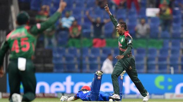 Bangladesh beat Afghanistan by three runs. (AFP)