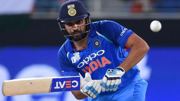 Indian Cricket team captain Rohit Sharma plays a shot. (AFP) Indian Cricket team captain Rohit Sharma plays a shot. (AFP)