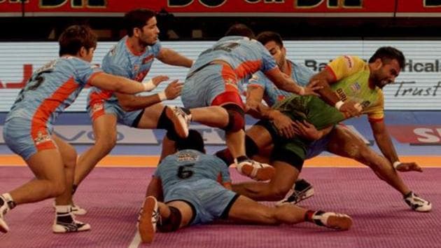 Pro Kabaddi League 2018 Full schedule: Follow Dates, timings, live streaming, live scores of the tournament here.(AP)