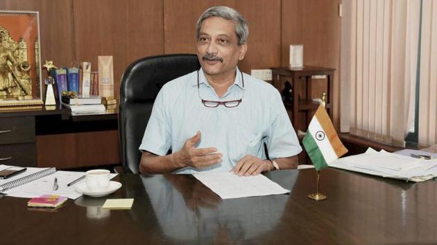 Goa chief minister Manohar Parrikar at his office in Panaji. (PTI File Photo) Goa chief minister Manohar Parrikar at his office in Panaji. (PTI File Photo)