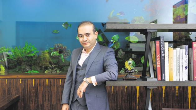 Nirav Modi Indian jewellery designer at his office in Lower Parel, in Mumbai .(Livemint File Photo)