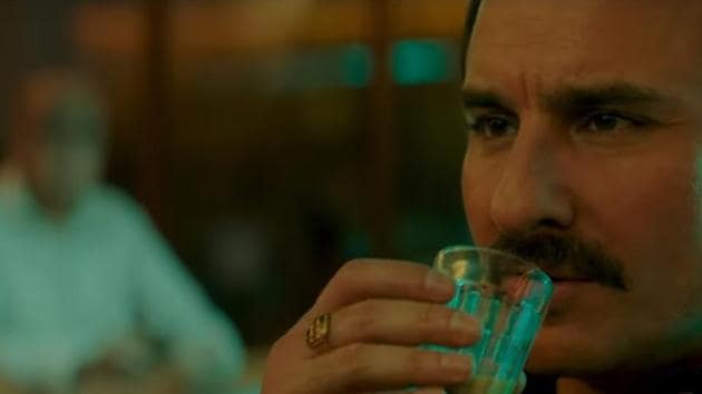 Saif Ali Khan plays a stock market pro Shakun Kothari.(Screengrab)