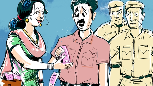 At least one fake rape case a week has been reported this year so far.(HT Illustration) At least one fake rape case a week has been reported this year so far.(HT Illustration)