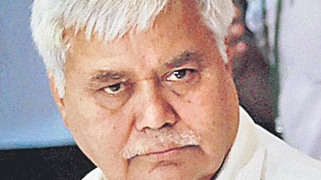 RS Sharma kicked up a storm in late July, when he published his 12-digit unique number on Twitter challenging anybody to cause ‘harm’ to him with the ‘mere knowledge of Aadhaar number’. (HT File Photo) RS Sharma kicked up a storm in late July, when he published his 12-digit unique number on Twitter challenging anybody to cause ‘harm’ to him with the ‘mere knowledge of Aadhaar number’. (HT File Photo)
