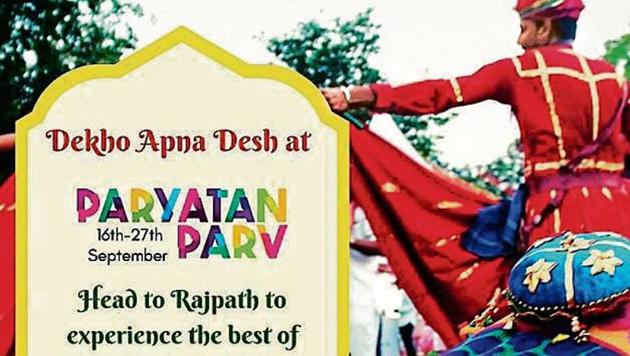 The Twitter handle and Facebook page of the department also shared information about Paryatan Parv, a tourism festival organised by the Delhi government. (HT Photo) The Twitter handle and Facebook page of the department also shared information about Paryatan Parv, a tourism festival organised by the Delhi government. (HT Photo)