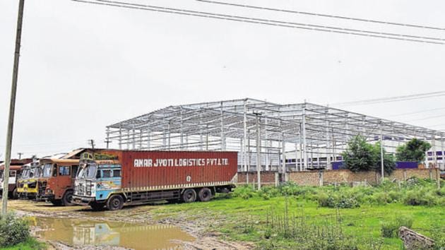 A view of the under construction factory at Bilaspur Tauru Road in Gurugram, India.(HT Representative Photo)