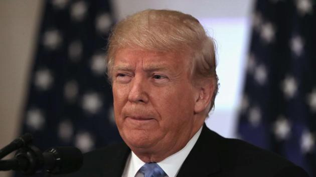 Donald Trump holds a press conference on September 26, 2018 in New York City. The President held the news event after days of meetings at the United Nations General Assembly in New York and a day before Supreme Court confirmation hearings in Washington D.C. (AFP) Donald Trump holds a press conference on September 26, 2018 in New York City. The President held the news event after days of meetings at the United Nations General Assembly in New York and a day before Supreme Court confirmation hearings in Washington D.C. (AFP)