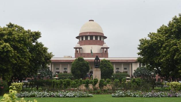 A view of the Supreme Court in New Delhi, India .(Sonu Mehta/HT PHOTO)