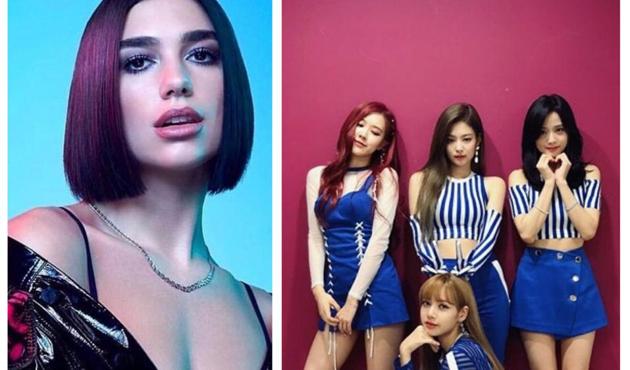 Dua Lipa and K-pop girl group Black Pink have teamed up for a new song, Kiss and Make Up, which will be a part of Lipa’s upcoming album(Photo collage: Instagram/blackpinkofficial & dualipa)