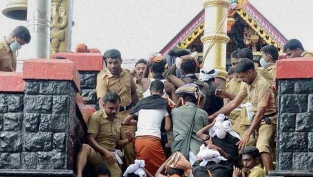 The Supreme Court has delivered its verdict in the Sabarimala temple case today, ending ban on entry of women(PTI File Photo)