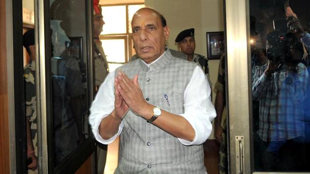 Home minister Rajnath Singh had said in Parliament in July that some Rohingya Muslim migrants in India have been found indulging in illegal activities and maintained that security forces have been deployed to stop their infiltration into the country. (File Photo) Home minister Rajnath Singh had said in Parliament in July that some Rohingya Muslim migrants in India have been found indulging in illegal activities and maintained that security forces have been deployed to stop their infiltration into the country. (File Photo)