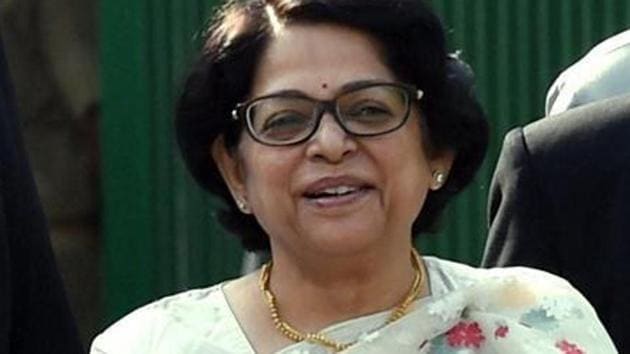 Supreme Court judge Justice Indu Malhotra at the Supreme Court in New Delhi.(PTI)