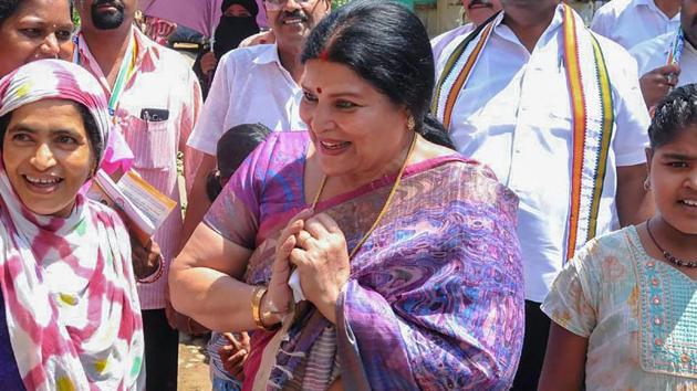Kannada film actor and MLC Jayamala stoked controversy in 2006 when she admitted to visiting the Sabarimala temple when she was 27 years old. (PTI File Photo) Kannada film actor and MLC Jayamala stoked controversy in 2006 when she admitted to visiting the Sabarimala temple when she was 27 years old. (PTI File Photo)