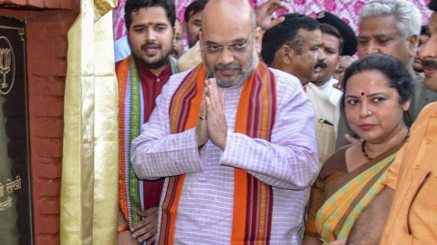 Amit Shah asked Rahul Gandhi to clarify if he was siding with “urban Naxals” . (PTI) Amit Shah asked Rahul Gandhi to clarify if he was siding with “urban Naxals” . (PTI)