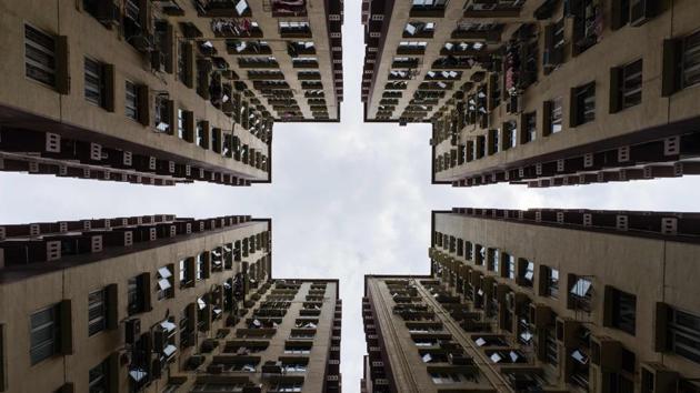 A group of residential buildings is seen in Hong Kong. (Anthony Wallace / AFP) A group of residential buildings is seen in Hong Kong. (Anthony Wallace / AFP)