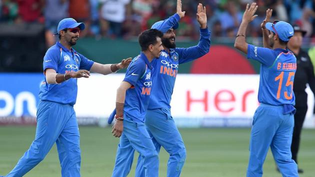India won their seventh Asia Cup title, beating Bangladesh by three wickets. (AFP)