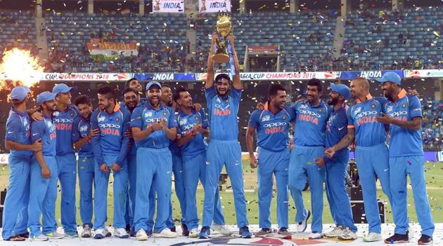 India defeated Bangladesh to clinch the Asia Cup 2018 title in Dubai on Friday. (AFP) India defeated Bangladesh to clinch the Asia Cup 2018 title in Dubai on Friday. (AFP)