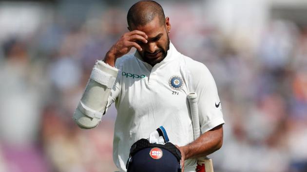 Shikhar Dhawan was not included in the India squad for the Test series against West Indies.(REUTERS)