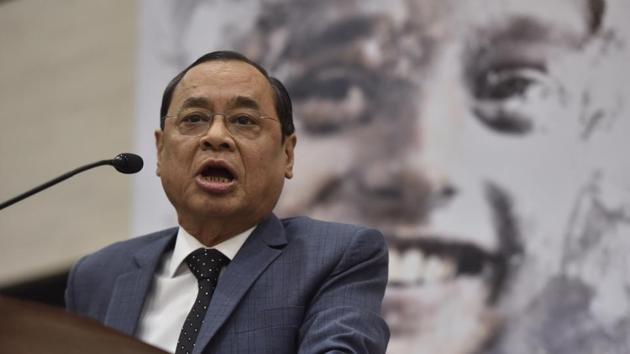 Justice Ranjan Gogoi takes over as the 42nd Chief justice of India on October 3. He will be the first CJI from the northeast.(Sonu Mehta/HT Photo)