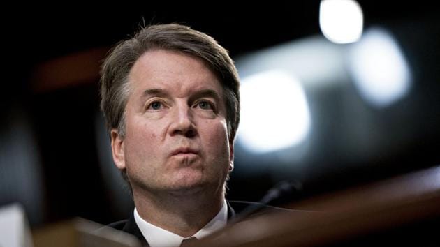 Brett Kavanaugh listens during a Senate Judiciary Committee confirmation hearing in Washington, DC. (Bloomberg) Brett Kavanaugh listens during a Senate Judiciary Committee confirmation hearing in Washington, DC. (Bloomberg)