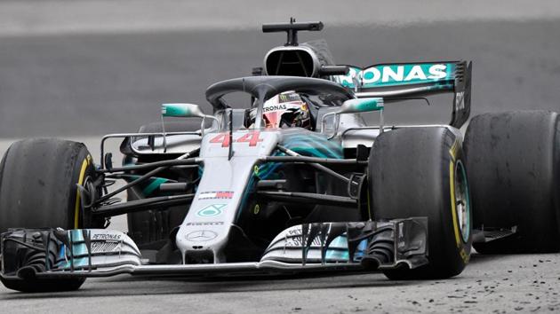 Mercedes' Lewis Hamilton wins the Formula One Russian Grand Prix at the Sochi Autodrom circuit in Sochi. (AFP) Mercedes' Lewis Hamilton wins the Formula One Russian Grand Prix at the Sochi Autodrom circuit in Sochi. (AFP)